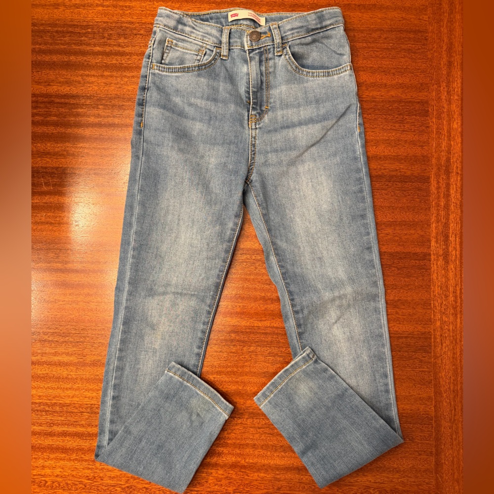 Boys Levi's Light Blue Straight Jeans